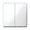 Выключатель кнопочный двухклавишный Systeme Electric ArtGallery Белый GAL000117