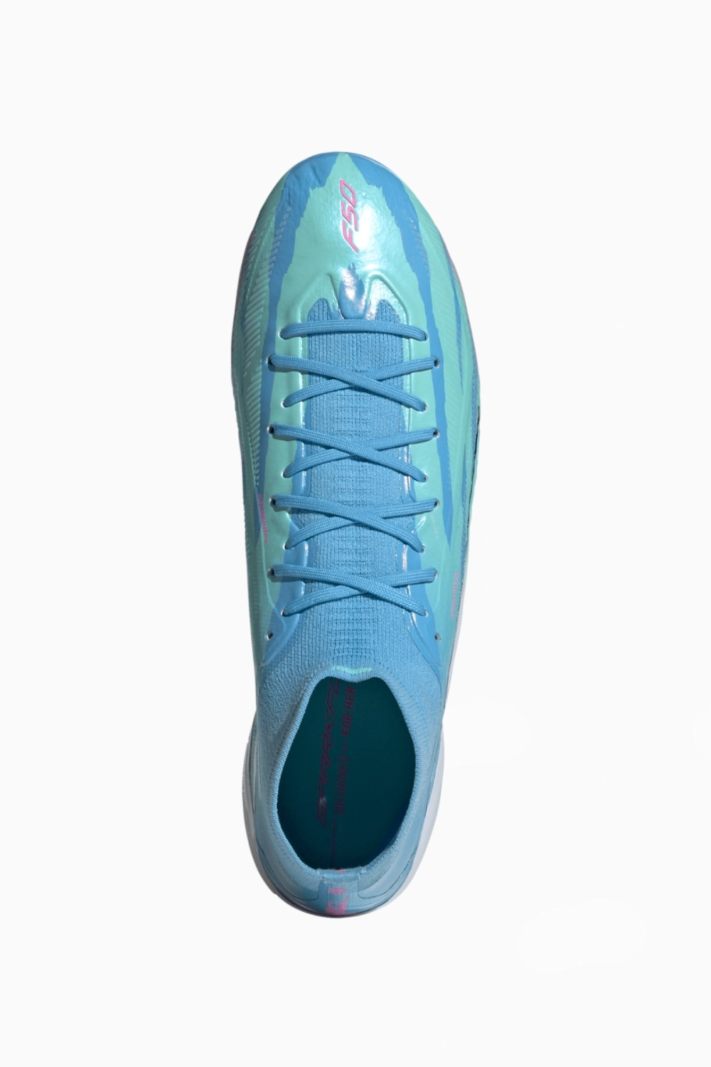 Бутсы adidas F50 Elite Sparkfusion Mid Trinity Rodman FG/AG для женщин - синий