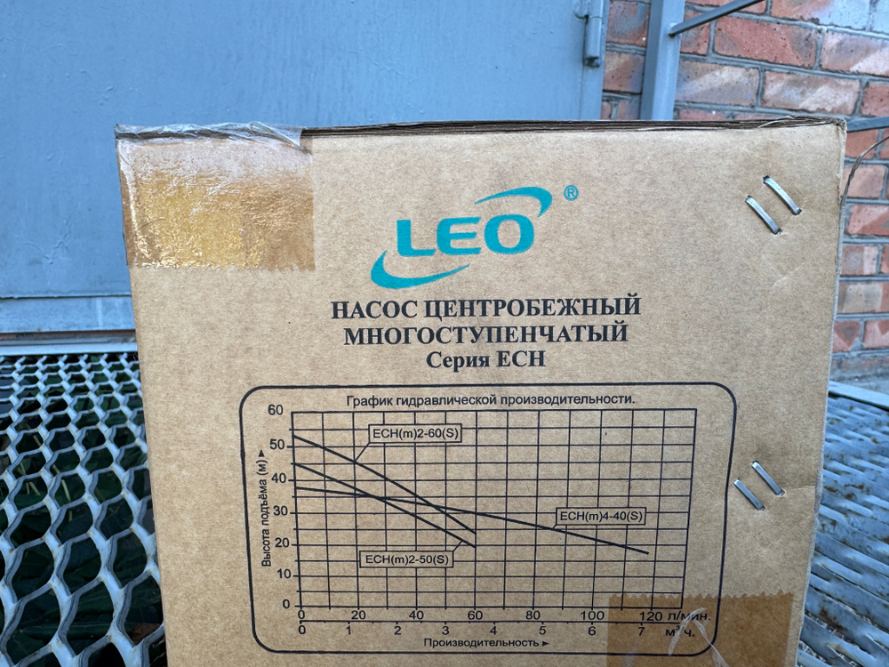 Насос центробежный многоступенчатый LEO модель ECHm2-50