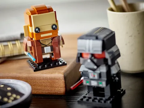 Конструктор LEGO BrickHeadz Star Wars 40547 Оби-Ван Кеноби и Дарт Вейдер
