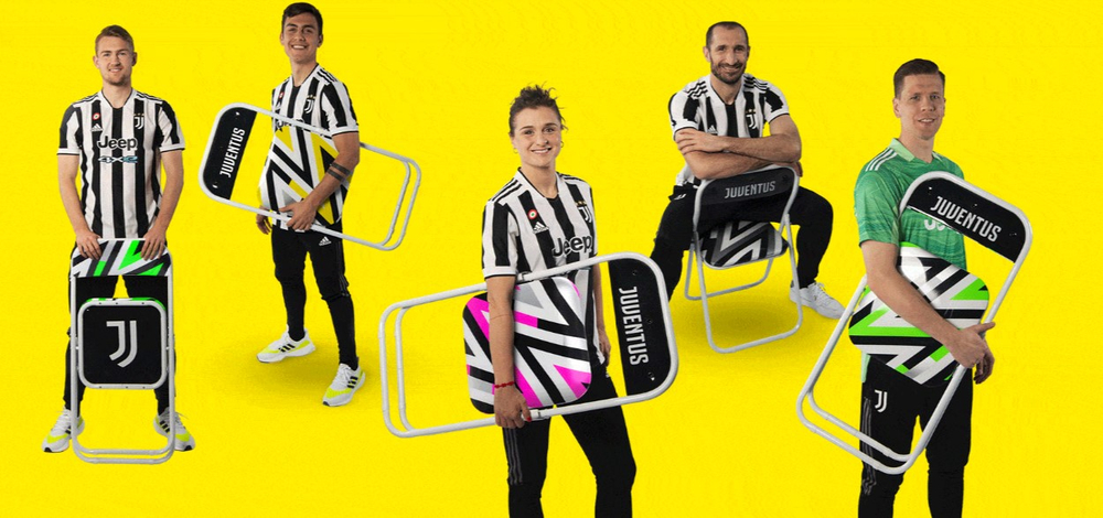 Складной стул Juventus Pink