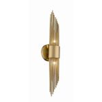 Настенный светильник W68069-2 ant.brass