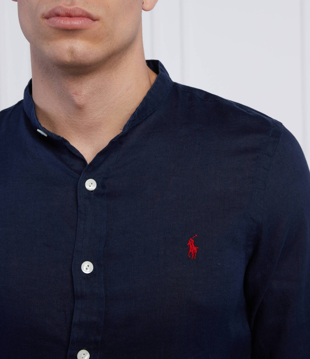 льняная рубашка POLO RALPH LAUREN - темно-синий(710801500)