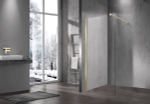 Душевая перегородка Walk-In VSW-1H120CLG, 1200*2000, матовый золотой, стекло прозрачное