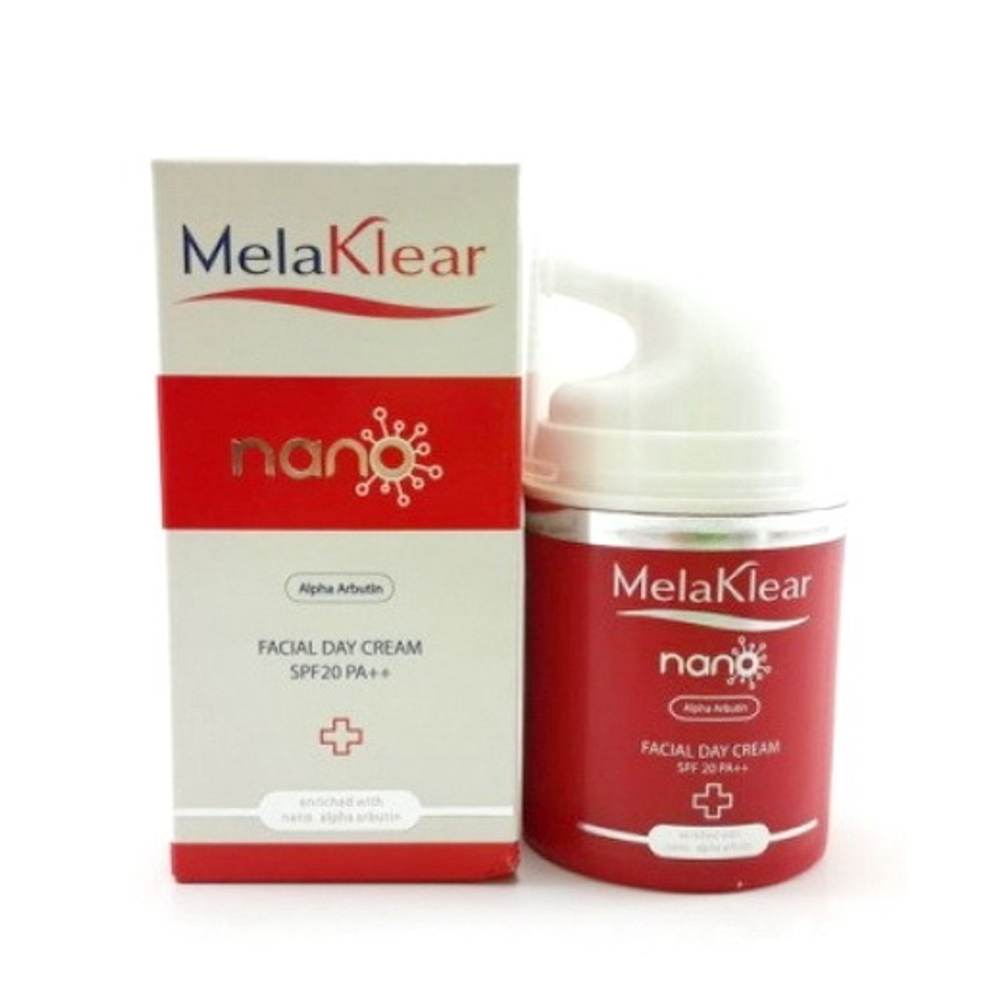 Дневной крем для лица с альфа арбутином от пигментации Melaklear Nano Arbutin Day Cream SPF 20 Mistine (45 мл)