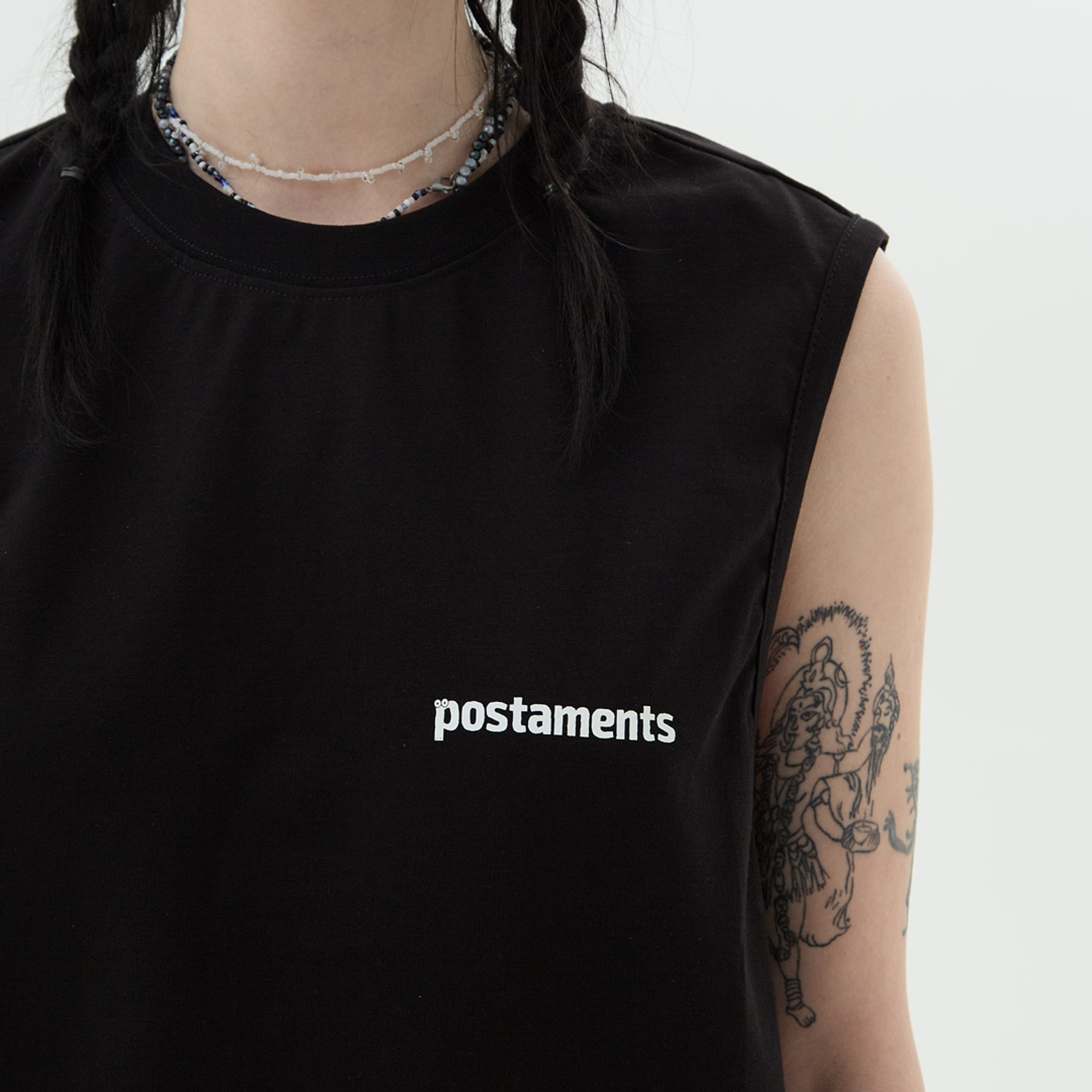 Футболка без рукавов Postaments Basic Small (black) артикул: - купить в магазине Дайс