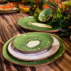 Тарелка десертная Bordallo Pinheiro Tropical Fruits Kiwi (21.7 см)
