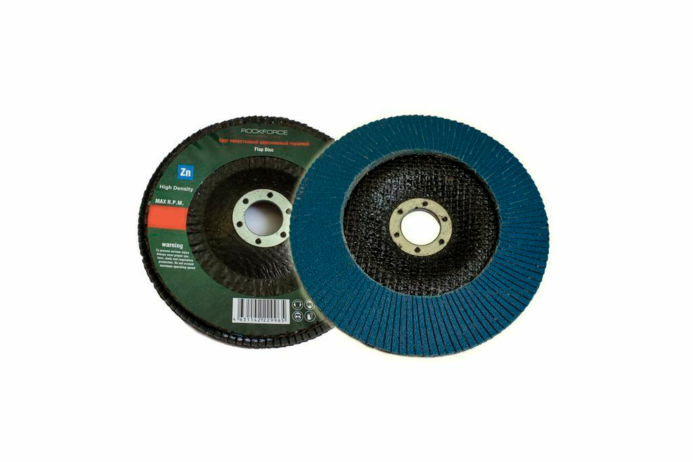Круг лепестковый торцевой 150х22мм (P80,''мелкий шаг'') RockForce##Rock FORCE RF-FD680H