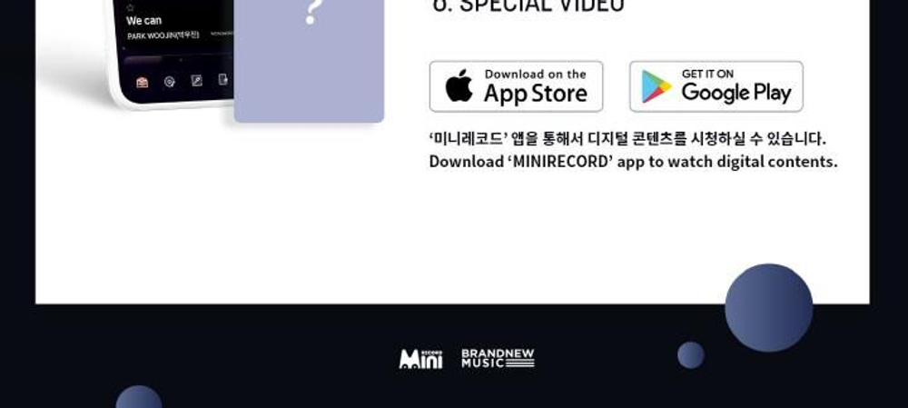 Альбом PARK WOO JIN (AB6IX) - oWn 1st EP Album PLATFORM RANDOM Version