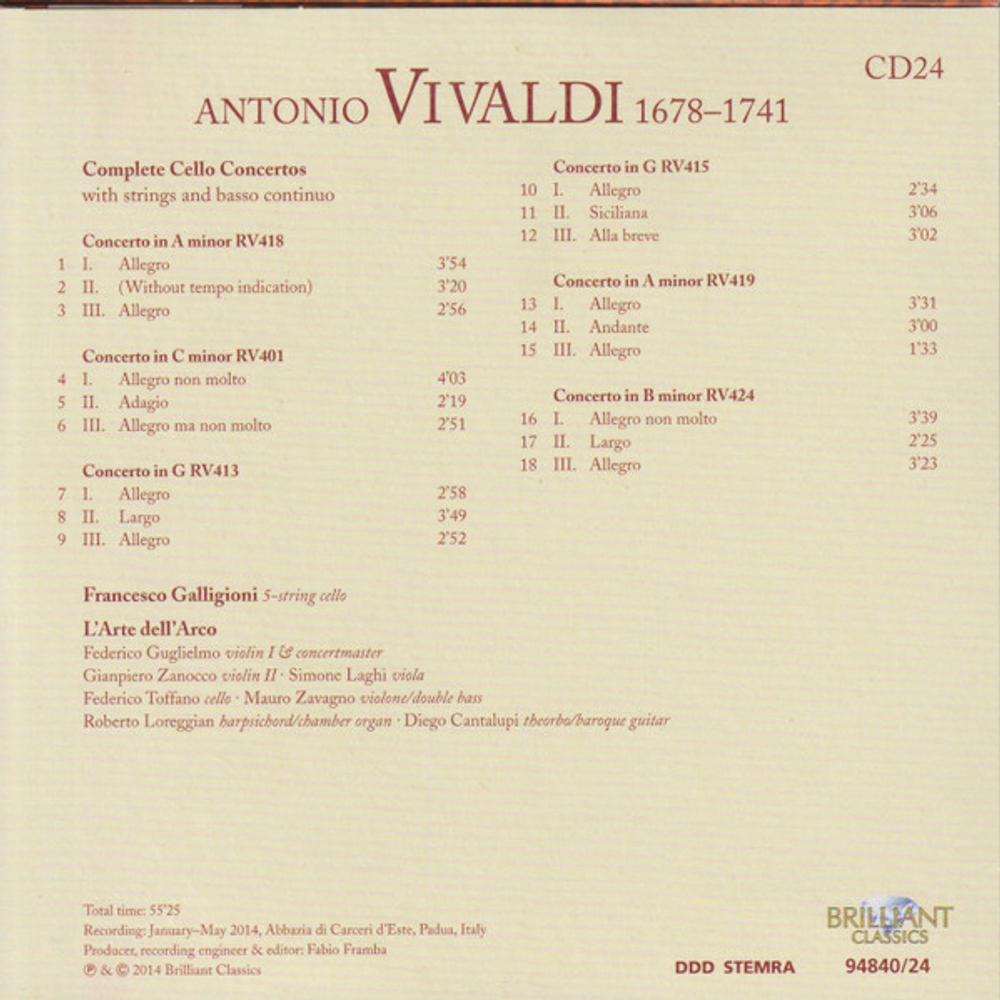 Antonio Vivaldi / Vivaldi Edition (66CD)