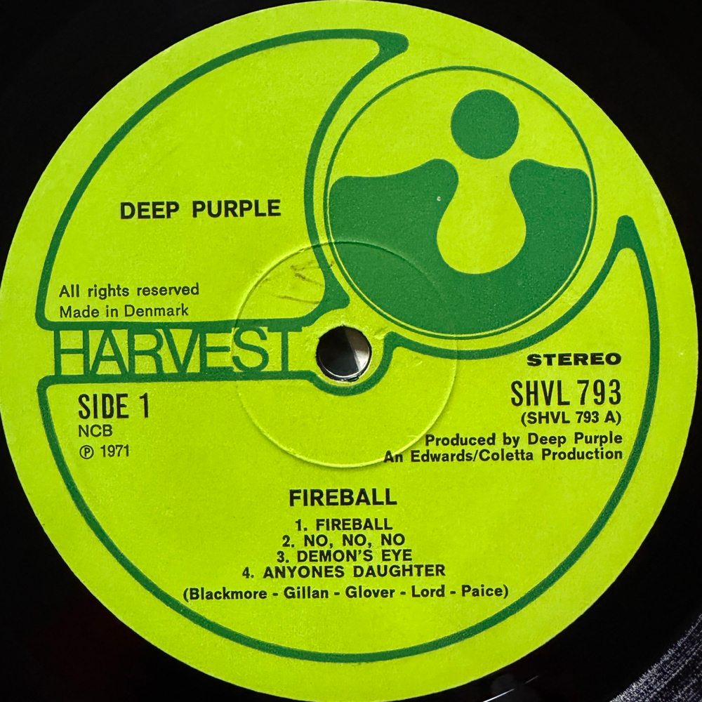 Deep Purple - Fireball (Дания 1971г.)