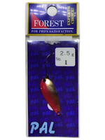 Блесна PAL Forest 2.5 g на форель, голавль, хариус, Форест МИУ forest miu / dohna / rooney