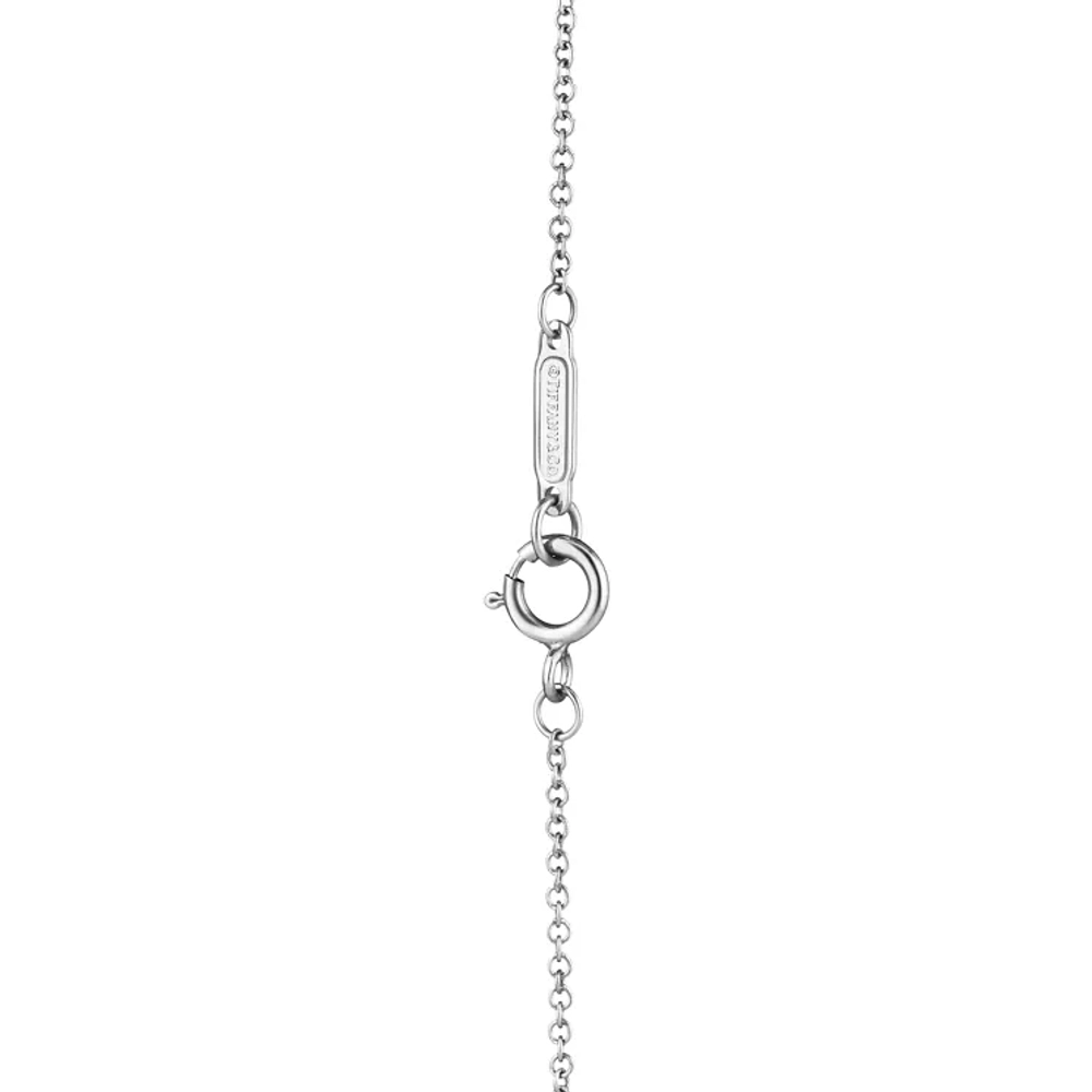 Подвеска из платины с бриллиантами и жемчугом, Tiffany 💠Victoria. В наличии