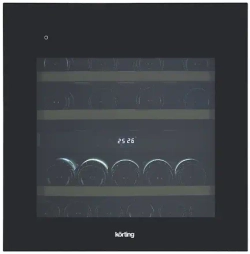 Встраиваемый винный шкаф Korting KFW 604 DB GN