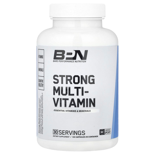 BPN, Strong Multi-Vitamin, мультивитамины, 120 капсул