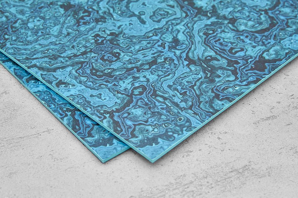 Кайдекс Jasper blue 2,03мм, лист 300x200мм