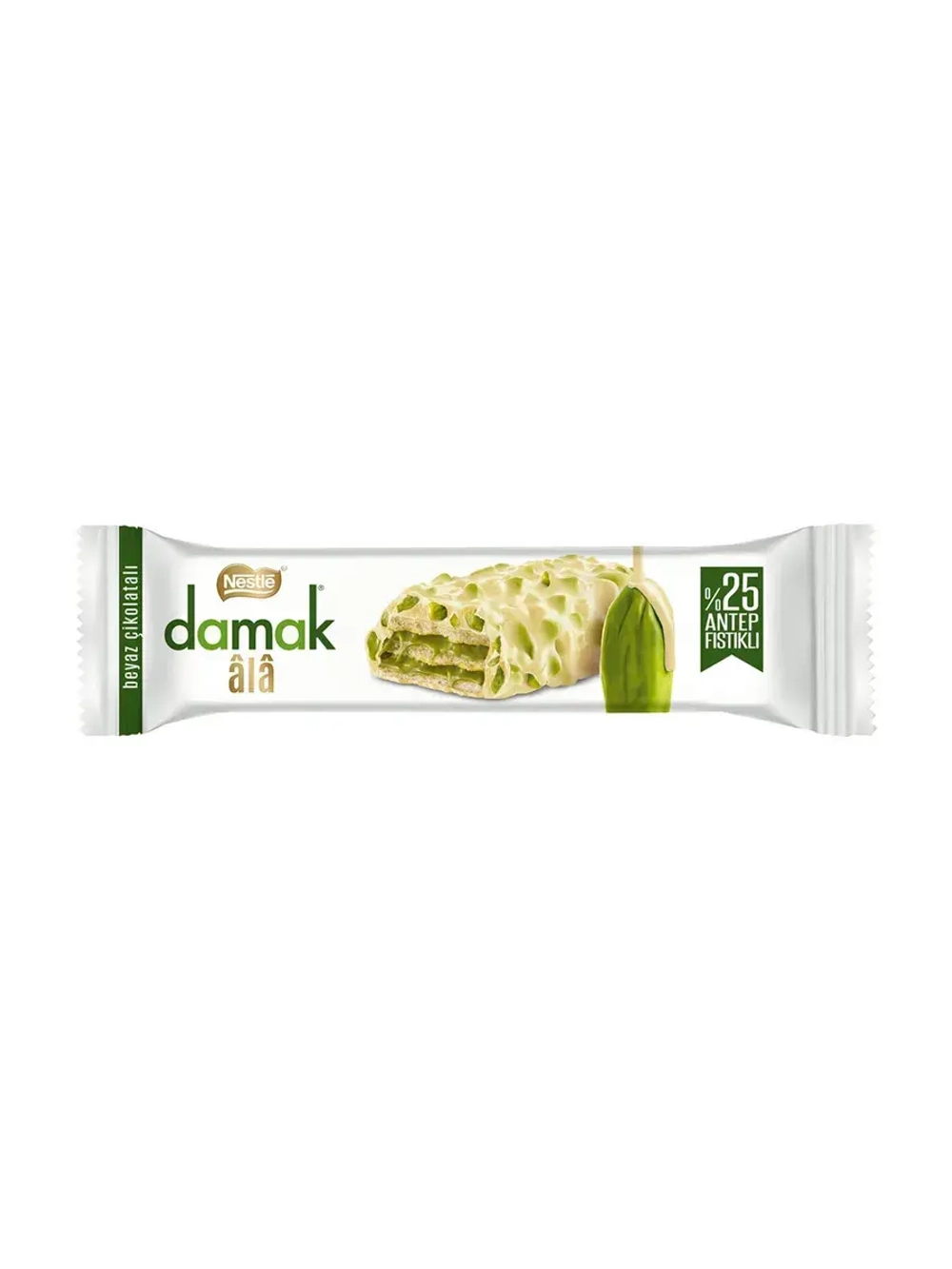 Батончик Нестле Damak Ala с фисташкой и белым шоколадом