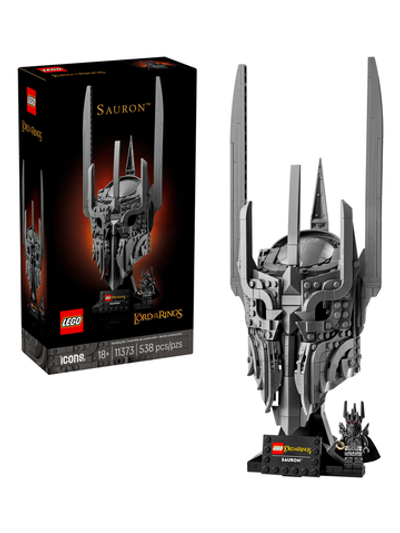 Конструктор Лего Айконс Властелин колец: Шлем Саурона 11373 | LEGO Icons The Lord of the Rings: Sauron's 538 деталей 18+