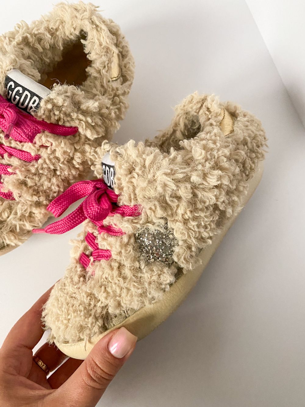 Меховые кеды Golden Goose, 28,5