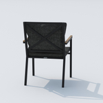 Стул Ideal Patio ФЕСТА плюс маренго - каркас карбон