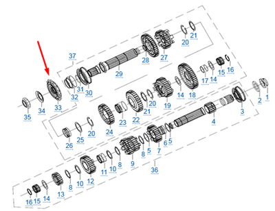 Звездочка ведущая для CFMOTO 450SR, 450MT, 14 зубов 0MQ0-062030