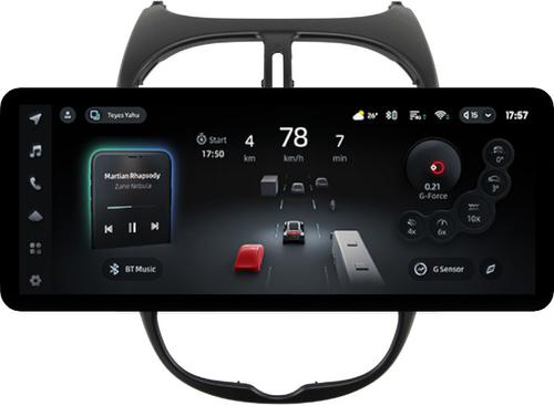 Магнитола для Peugeot 206 1998-2012 - Teyes CC4PRO монитор 12.3" 2K QLED + рамка 9, Android 13, Быстрейшая, Snapdragon 778G, ИИ, CarPlay, DSP, 4G SIM-слот