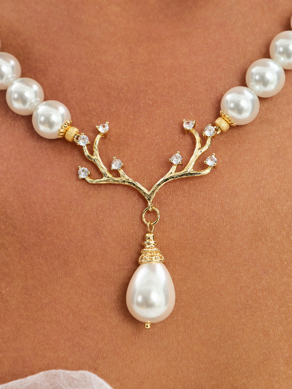 91002251 Колье Selena Pearls