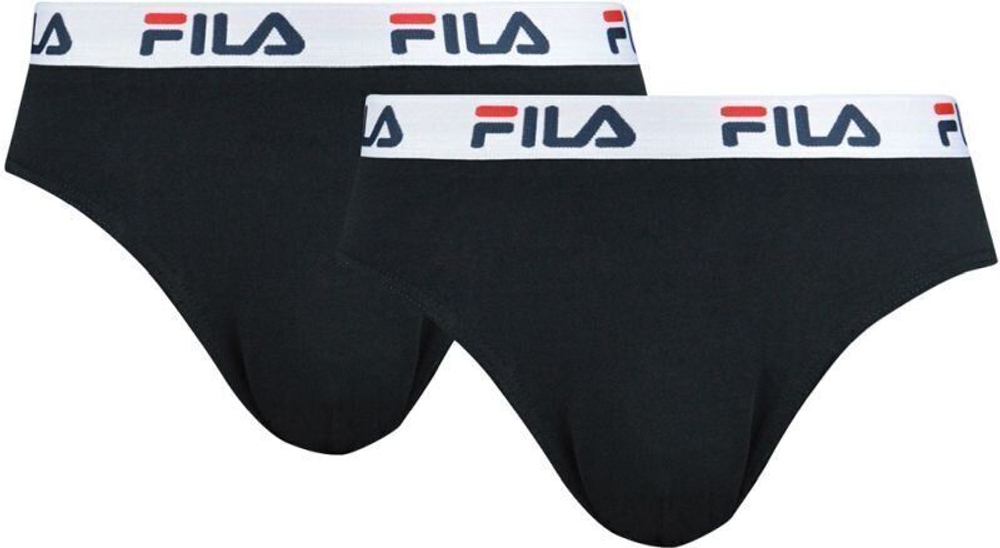 Мужские спортивные боксеры Fila Man Brief 2 pack - black