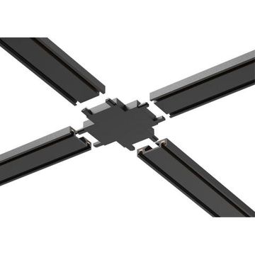 X-образный коннектор питания APL.0181.00.06 чёрный Magnetic track 48 Aployt