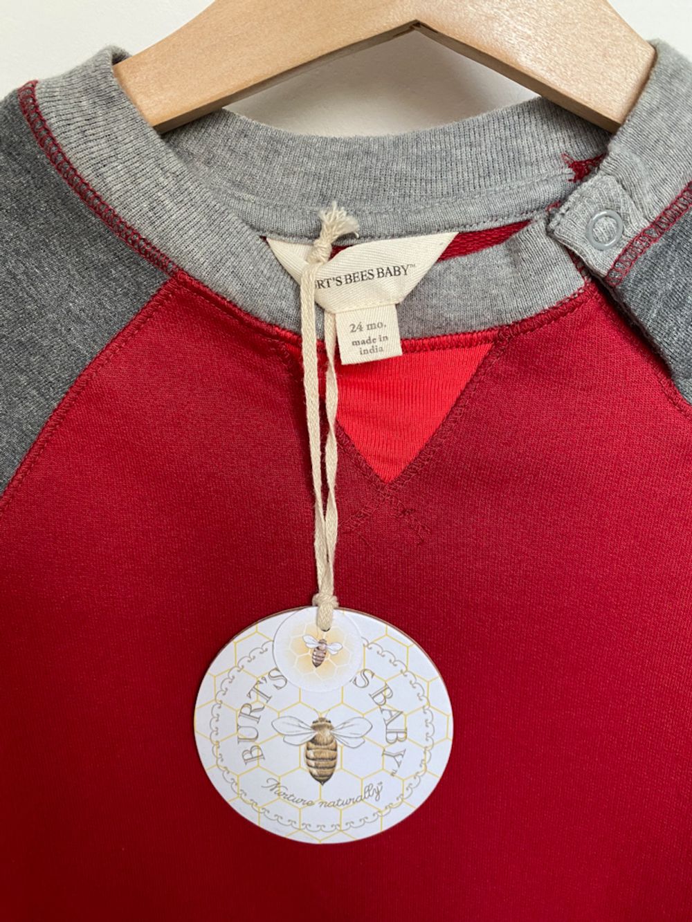 Новый хлопковый комбинезон Burts Bees baby, 92