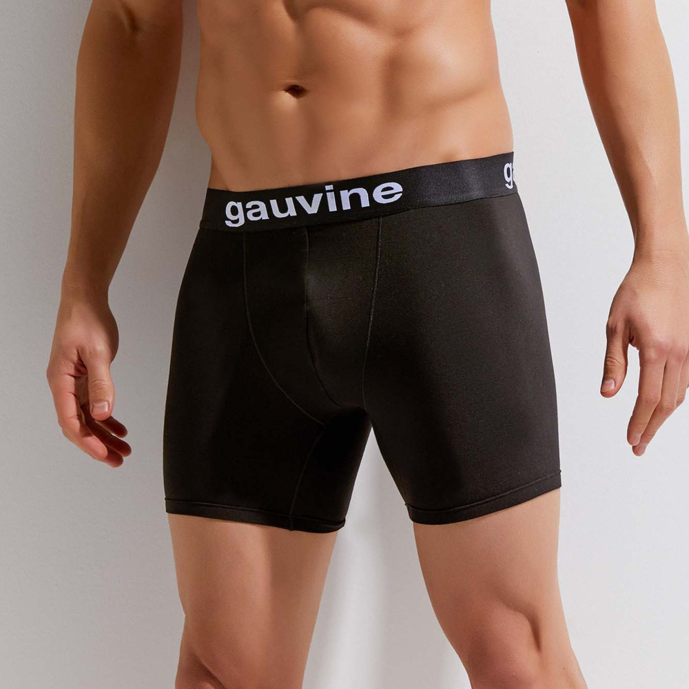 Хлопковые мужские трусы-боксеры Cotton Classic Boxer (Размер: XL) (Цвет: черный)