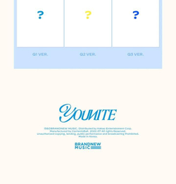 Альбом YOUNITE - YOUNI-Q 2nd EP Album 3 Version SET
