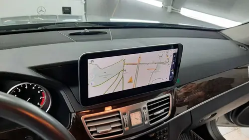 Магнитола для Mercedes-Benz E-класс W212 седан 2012-2015 NTG 4.5 - Kuberg MKD монитор 10.25", Android 11, Быстрая, CarPlay, SIM-слот