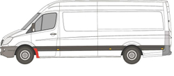 Арка передняя правая Mercedes Sprinter W906 2006-2019 (Polcar)