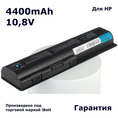 Аккумулятор iBatt 4400mAh, для HP- Pavilion dv6-2150US dv6-2170ES Presario CQ50-105NR CQ50Z- CQ60-207er CQ60-615DX