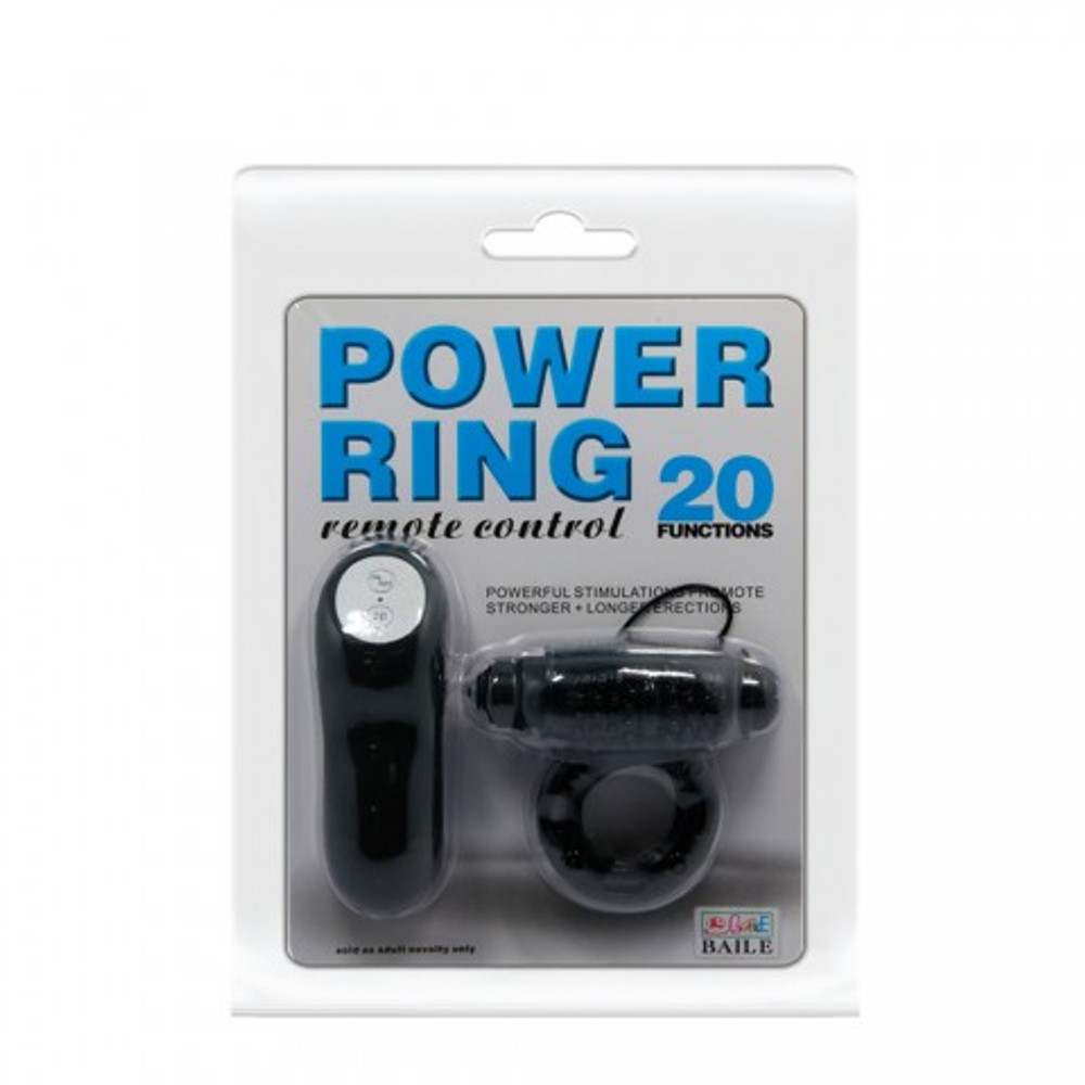 Кольцо эрекционное «Power Ring», черное