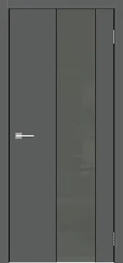533 — графит, 2000х800, Стеклянная (ДО)