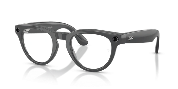 Умные очки Ray-Ban Meta Headliner Gen 2 (RW4013) Shiny Asteroid Grey/Clear/Emerald Transitions S50 T150