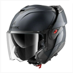Шлем модуляр Shark OXO BLANK Gun Metal, XL