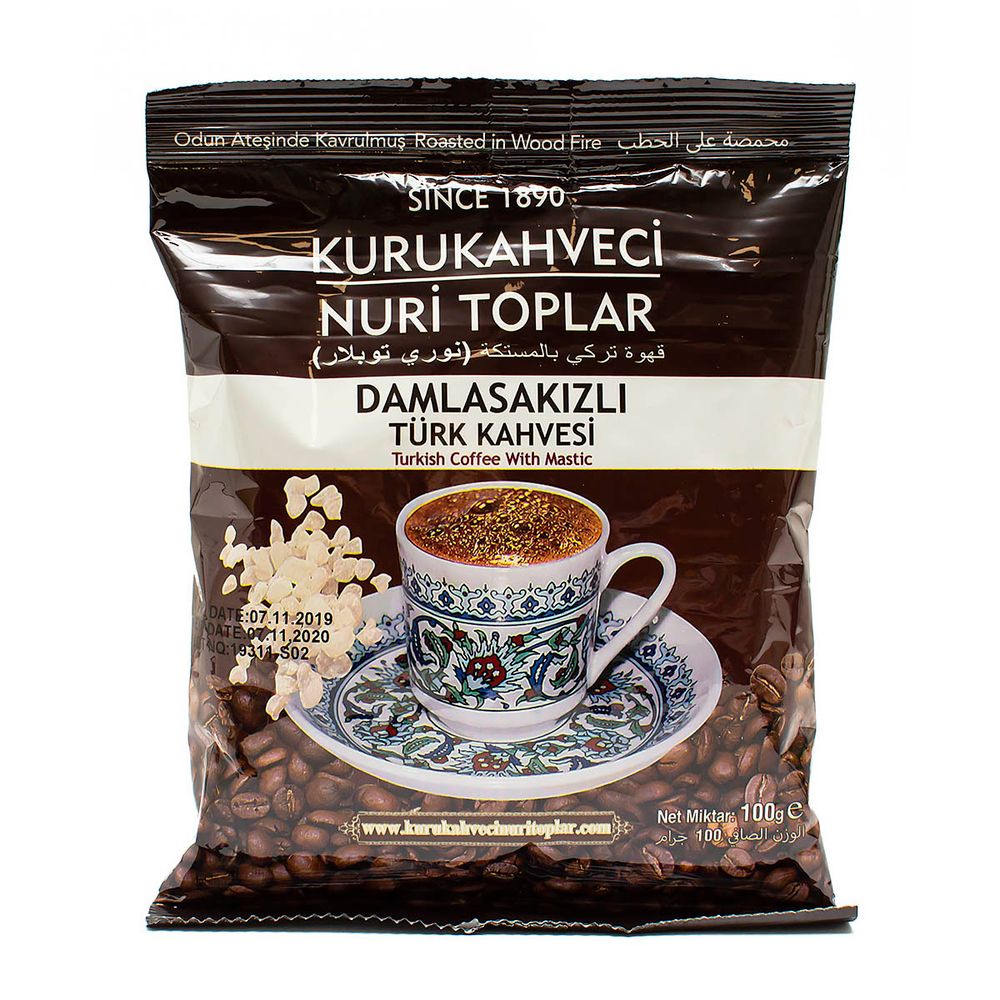 Кофе молотый Kurukahveci Nuri Toplar with mastic 100 г