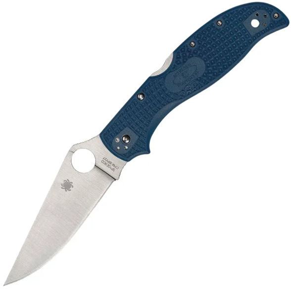 Цена наСкладной нож Spyderco Stretch 2 XL, сталь SPY27, рукоять FRN синий