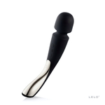 Профессиональный вибромассажер Smart Wand Medium (Цвет: черный с золотой)