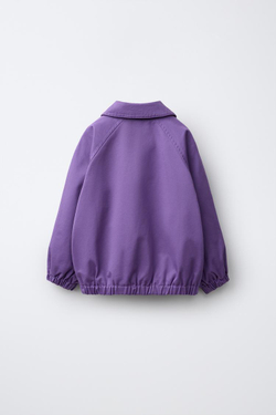 ZARA - FRUIT OF THE LOOM™ КУРТКА С ВЫШИВКОЙ, СИРЕНЕВЫЙ