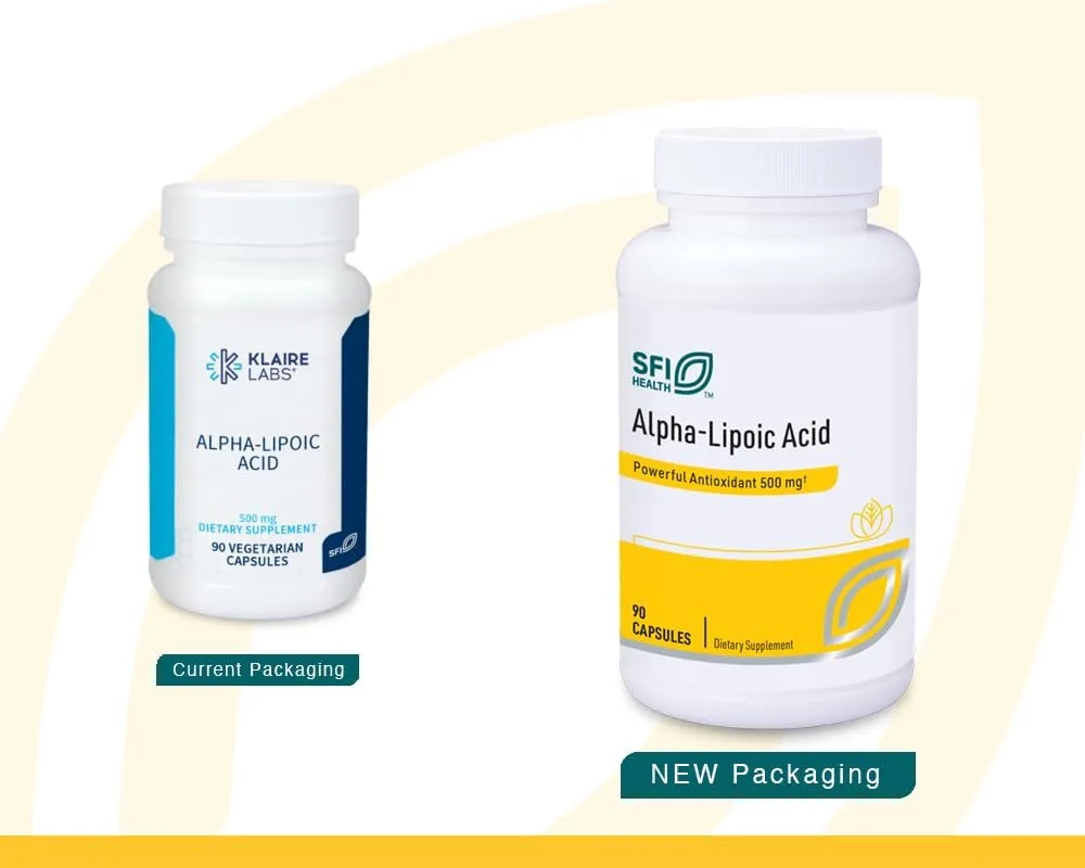 Klaire Labs Alpha-Lipolic Acid 500mg 90vegcaps.