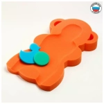4569677 Подкладка для купания макси "Мишка", цвет желтый, персик