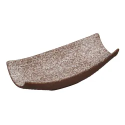 Блюдо прямоугольное 24,2*11,4 см h5,8 см Brown Untouched Taiga P.L. Proff Cuisine [1]