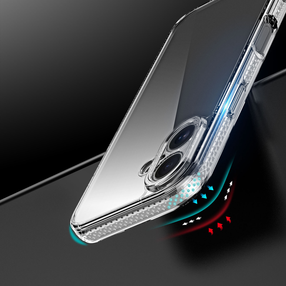 Усиленный прозрачный чехол от Dux Ducis для iPhone 17, серия Clin Series Case
