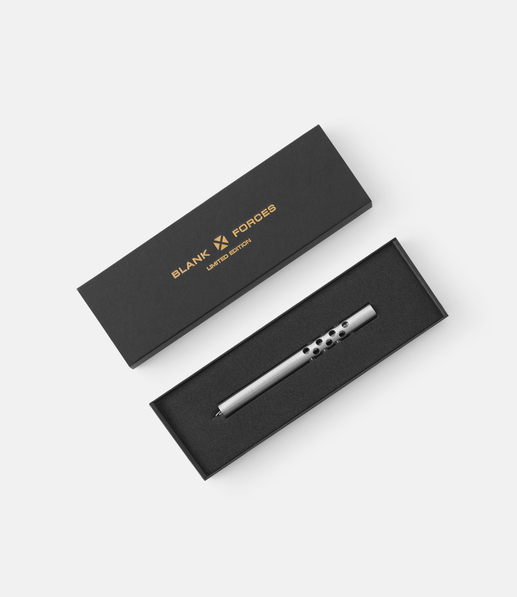 Blank Forces Chroma EDC Ink Titanium Silencer — ручка-брелок из титана