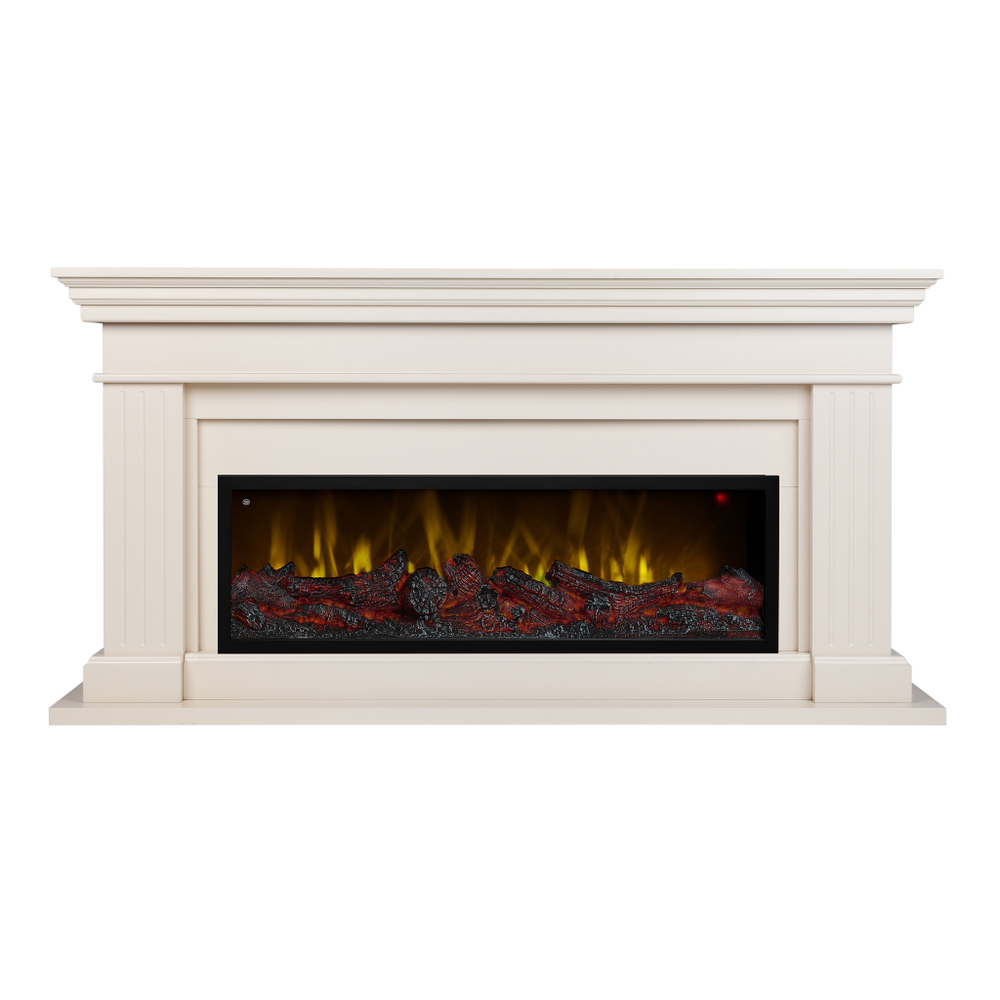 Каминокомплект Real Flame Ontario 42/BV WT с очагом Beverly 1000 (без обогрева)