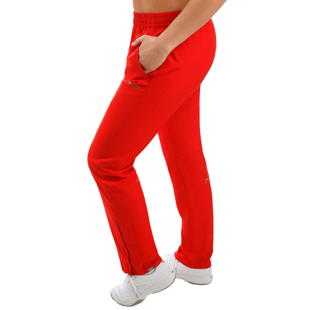 Женские теннисные брюки HEAD Club Training Pants Women - Red